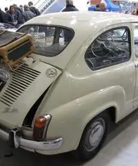 Fiat 600/D Fanalona auto d'epoca iscritta ASI - Roma - 2