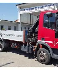 Autocarro IVECO 75E15 +gru Heila 4500 2S+Cass.Fiss