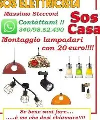 Elettricista installazione lampadari Prenestina - 5