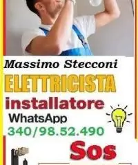 Montaggio ventilatore a soffitto con telecomando a Roma - 5