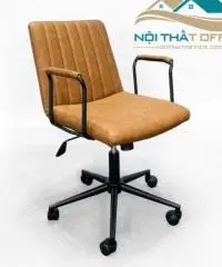 Mua Ghế Xoay Lễ Tân Đệm Bọc Da GLV-0133 Giá Rẻ CủA Nội Thất Office