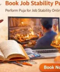 Book Expert Online Puja for Stable Job Growth Results