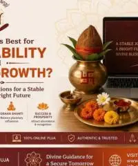 Book the Best Puja for Job Stability Online Now