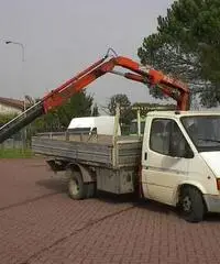 Ford Transit 1998 cassone fisso e gru Fassi F30 - 2