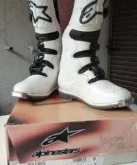 Stivali Enduro Cross Alpinestars TECH 6 WHITE