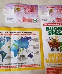 Buoni viaggio sconto 6000 euro due biglietti da 3000