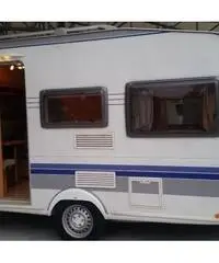 HOBBY 400 DE LUXE KB - 4 P CARAVAN USATA CON VERANDA