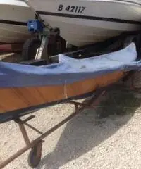 Canoa Cantieri Solcio in legno - 2