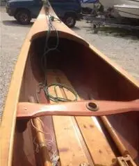 Canoa Cantieri Solcio in legno - 7