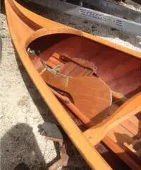 Canoa Cantieri Solcio in legno - 8