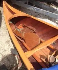 Canoa Cantieri Solcio in legno - 9