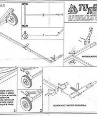 Carrello di alaggio per derive e barche sino a 4 metri - 4