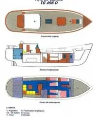 barca a vela ALTRO Motorsailer anno 1949 lunghezza mt 21 - 3