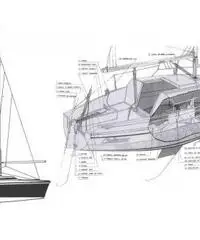 barca a vela ALTRO Micro Challenge anno 1996 lunghezza mt 550