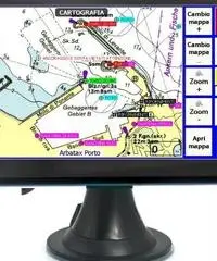 GPS plotter cartografico nautico display a colori 5,0" - 5