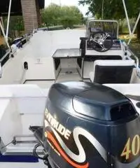 Barca riocross motore evinrude 40cv 4t carrello - 2