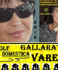 COLF, DOMESTICA, PULIZIE a ore. Automunita. Gallarate ( VARESE )