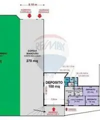 Deposito 200 mq con 800 mq di spazio esterno - 6