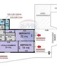 Deposito con più locali in strada di passaggio - 6