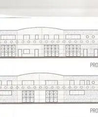 area artigianale con progetto 5 capannoni