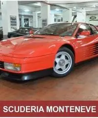 FERRARI Testarossa Testarossa -MONODADO-PELLE ROSSA-SERVICE BOOK rif. 6284706 - 2