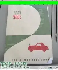 FIAT 500 GIARDINETTA C*ASI*LIBRETTO USO E MANUTENZIONE ORIG rif. 7177205 - 5