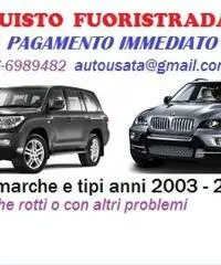 Fuoristrada acquisto Suv acquisto usati rotti anni 2004-2013