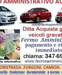 Demolizione acquisto auto in fermo amministrativo,pagamento contanti