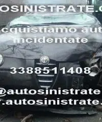 compriamo auto incidentate con motore fuso Arezzo