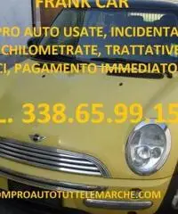 ACQUISTO AUTO USATE, INCIDENTATE, FUSE TEL. 338 65 99 157