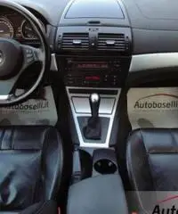 BMW X3 2.0 D STEPTRONIC 177 CV Cambio automatico 4X4 Interno in pelle Radio cd Sensori di parcheggio - 2