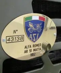 ALFA ROMEO Alfetta MATTA A.R. 51 - OMOLOGATA ASI 3^ GRADO TARGA ORO - 5