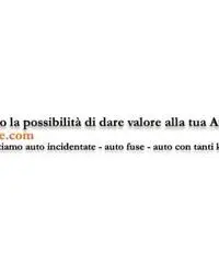 compriamo auto sinistrate incidentate da rivedere Bergamo