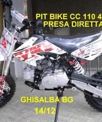 PIT BIKE bianca rossa 4T