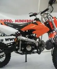 Pitbike 125cc 4 tempi ruote 12/14 con 3 marcie CASCO in omaggio