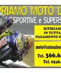 COMPRIAMO MOTO USATE- PAGAMENTO IMMEDIATO-RITIRO IN TUTTA ITALIA