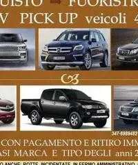 Acquisto fuoristrada suv Pik up usati pagamento immediato