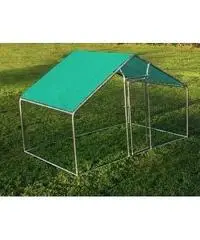 Gabbia per Polli 3x2m x 2mH-6mq - Verde - 4