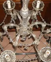 Vecchio lampadario maria teresa 6 luci anni 30-40 - Verona - 2