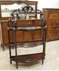 Etagere libreria toscana Luigi Filippo 1850 . Restaurata li - Viterbo - 2