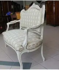 Divano Laccato provenzale Shabby chic epoca Liberty fine 80 - Viterbo - 3