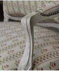 Divano Laccato provenzale Shabby chic epoca Liberty fine 80 - Viterbo - 5