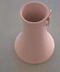 Vaso ceramica STILARTE argento - nuovo - Milano - 2