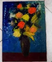 Quadro con vaso di fiori - Puglia - 2