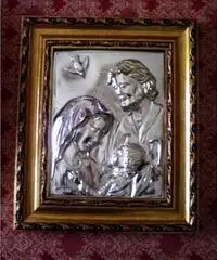 Quadro Sacra Famiglia in argento - Puglia - 2