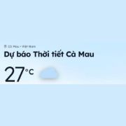 Thời Tiết Cà Mau